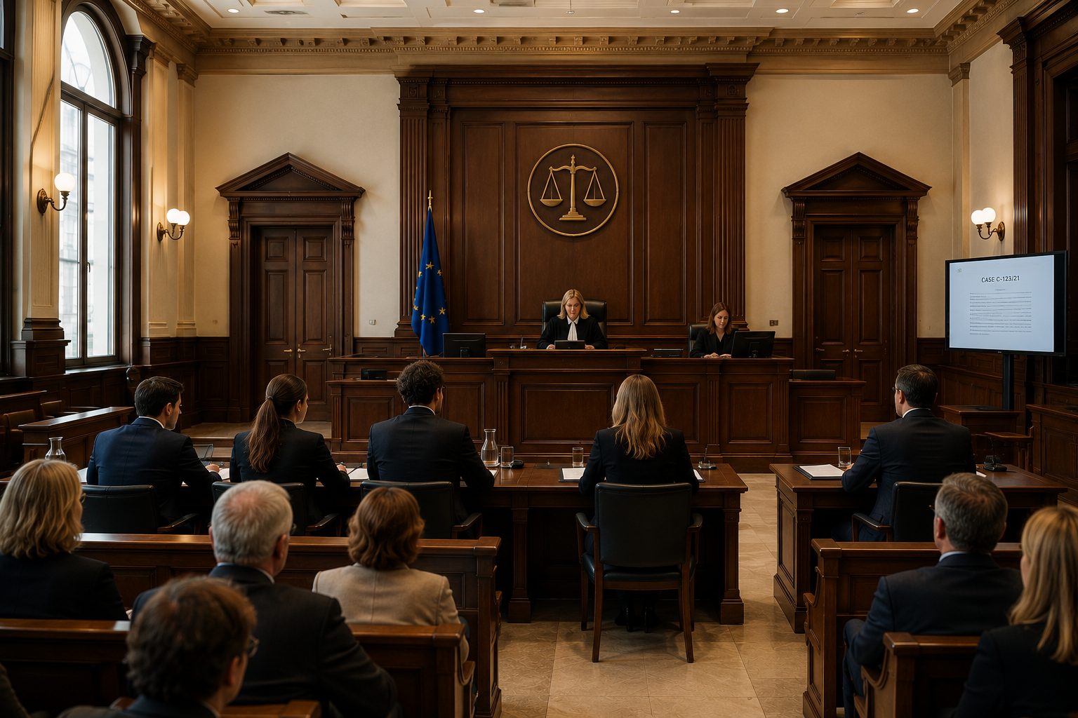 Hoffmann Law Firm attorneys in court proceedings