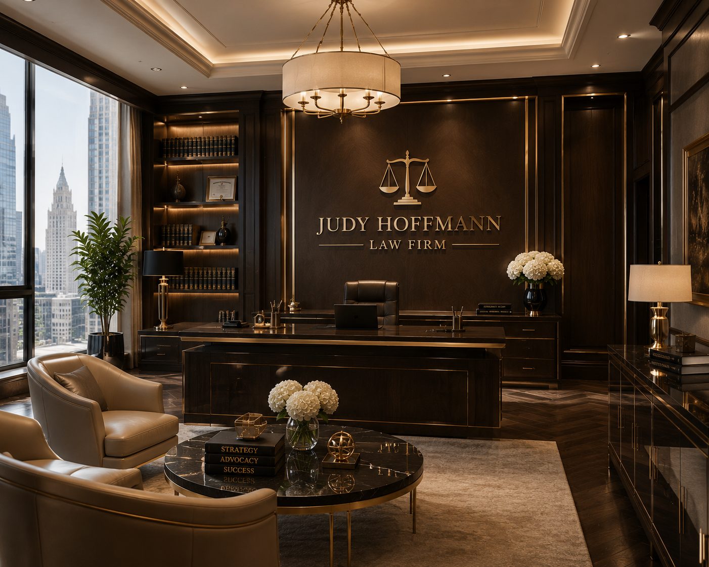 Hoffmann Law Firm office interior, Madrid